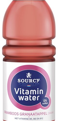 Sourcy Vitaminewater Framboos Granaatappel 0.0% S.PET 50cl (per 6)